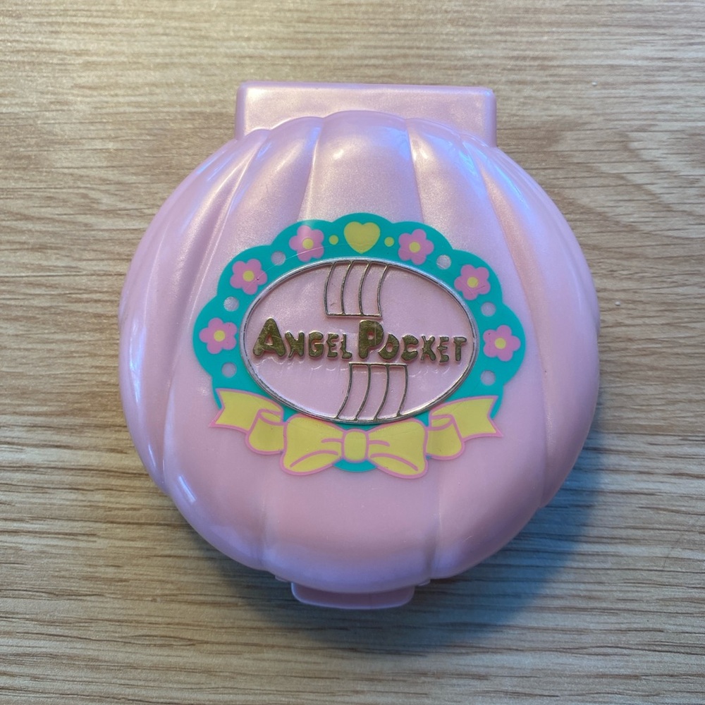 Angel Pocket Bandai Polly Pocket Pink Compact Wedding no dolls